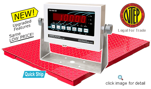 Floor Scale Package TSM10-48-A
