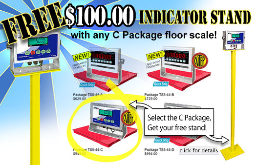 Floor Scale Package TS5-44-C