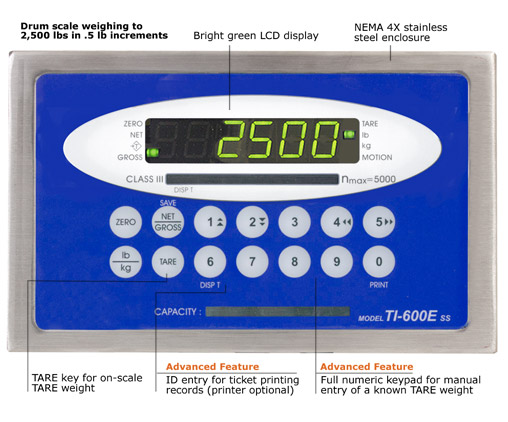 Floor Scale TI-600ESS Indicator