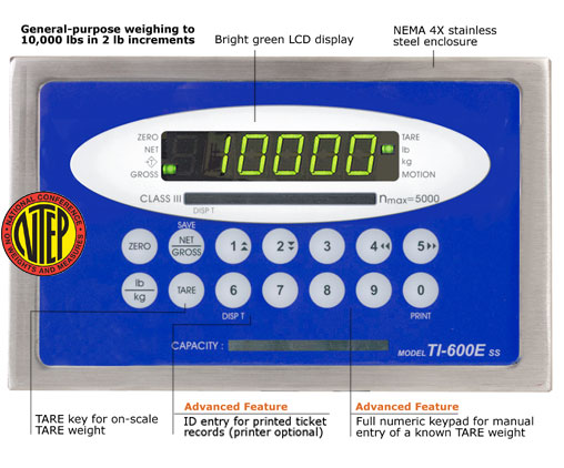 Floor Scale TI-600ESS Indicator